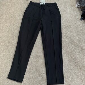 Everlane “The Dream Pant”; black slacks; never worn; elastic waistband